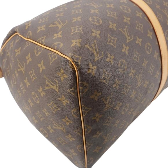Louis Vuitton  Keepall 55 Monogram Canvas Boston Bag Brown - Picture 8 of 12